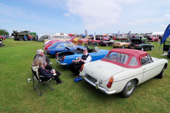 At the Tain Vintage & Classic Vehicle Rally.